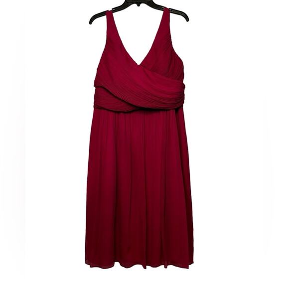 J. Crew Heidi Raspberry Cocktail Dress - 14 Tall - Picture 3 of 15